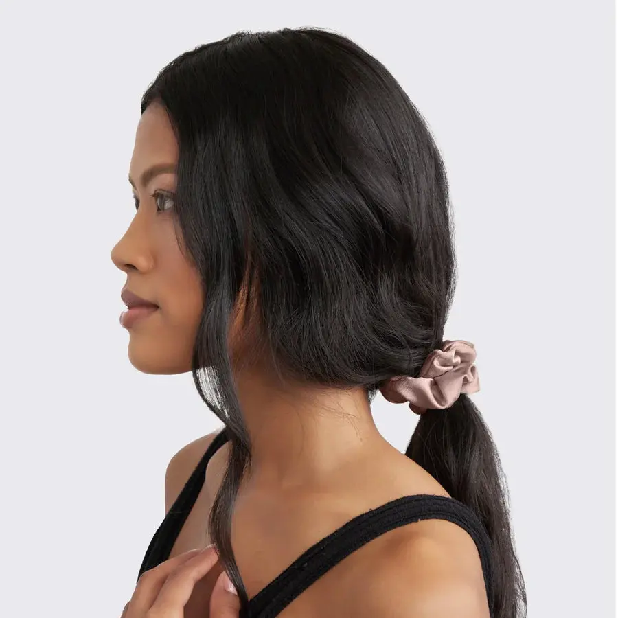 Satin Sleep Scrunchies 5pc Set Cameo - Image 2