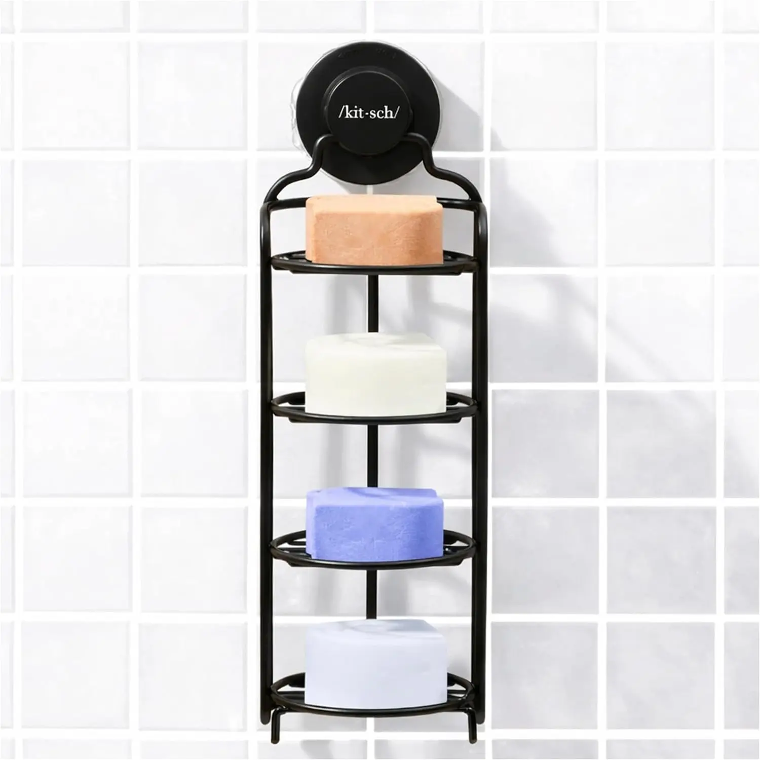 Self Draining Shower Caddy Black - Image 2