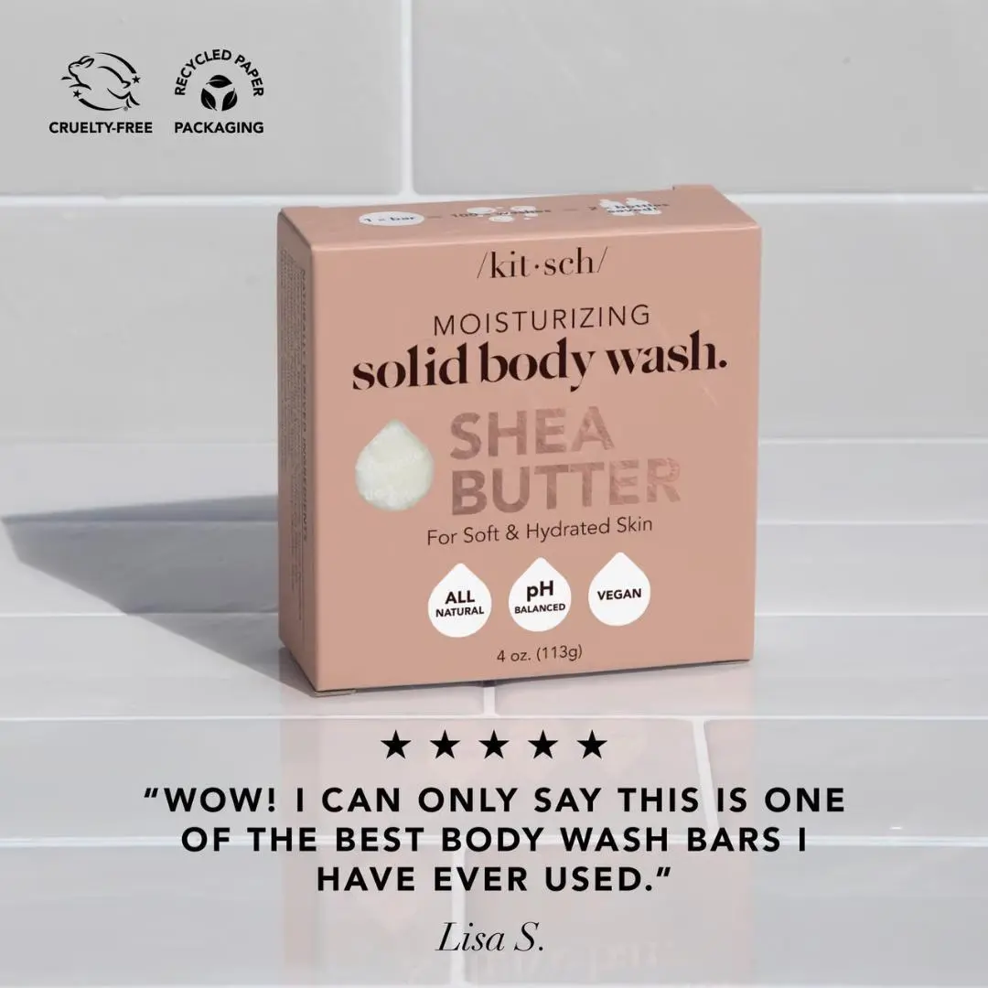 Shea Butter Moisturizing Solid Body Wash - Image 3