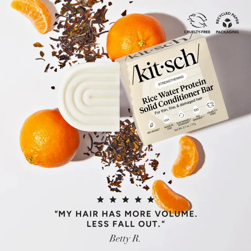 Strengthening Rice Water Shampoo & Conditioner Bar Set - Image 6
