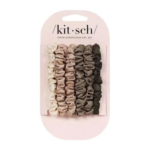 Ultra Petite Satin Schrunchies Eucalyptus - Image 2