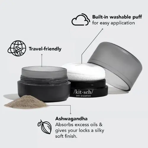 Volumizing Rice Protein Dry Shampoo Dark Tinted - Image 2