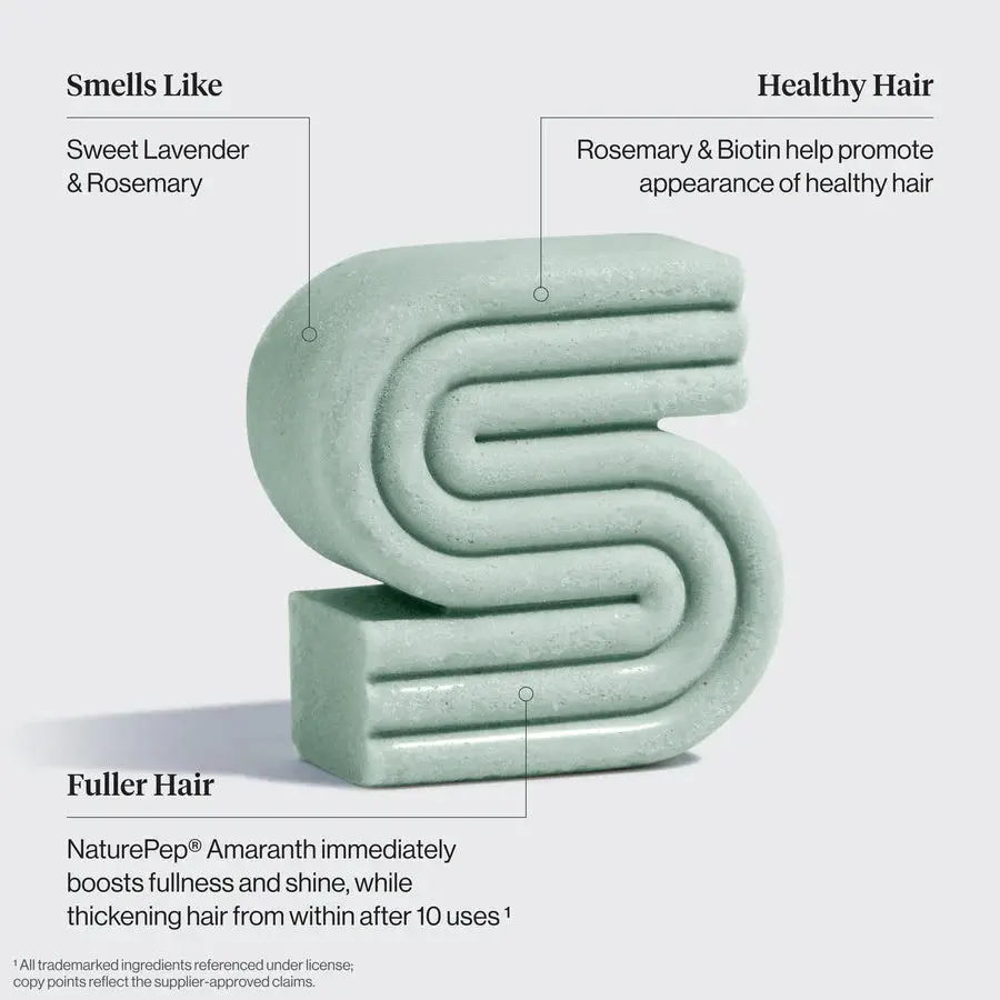 Volumizing Rosemary & Biotin Shampoo & Conditioner Bar Set - Image 5