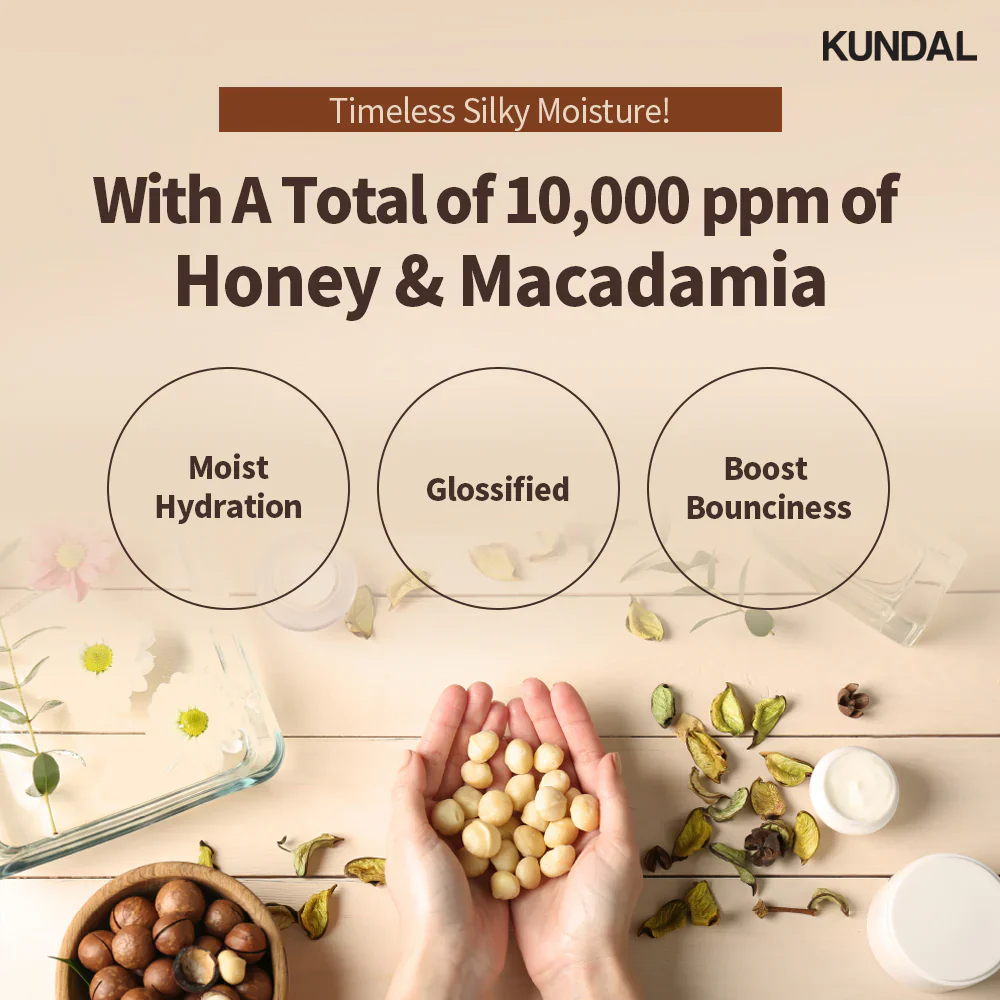 Honey & Macadamia Nature Shampoo White Musk - Image 4