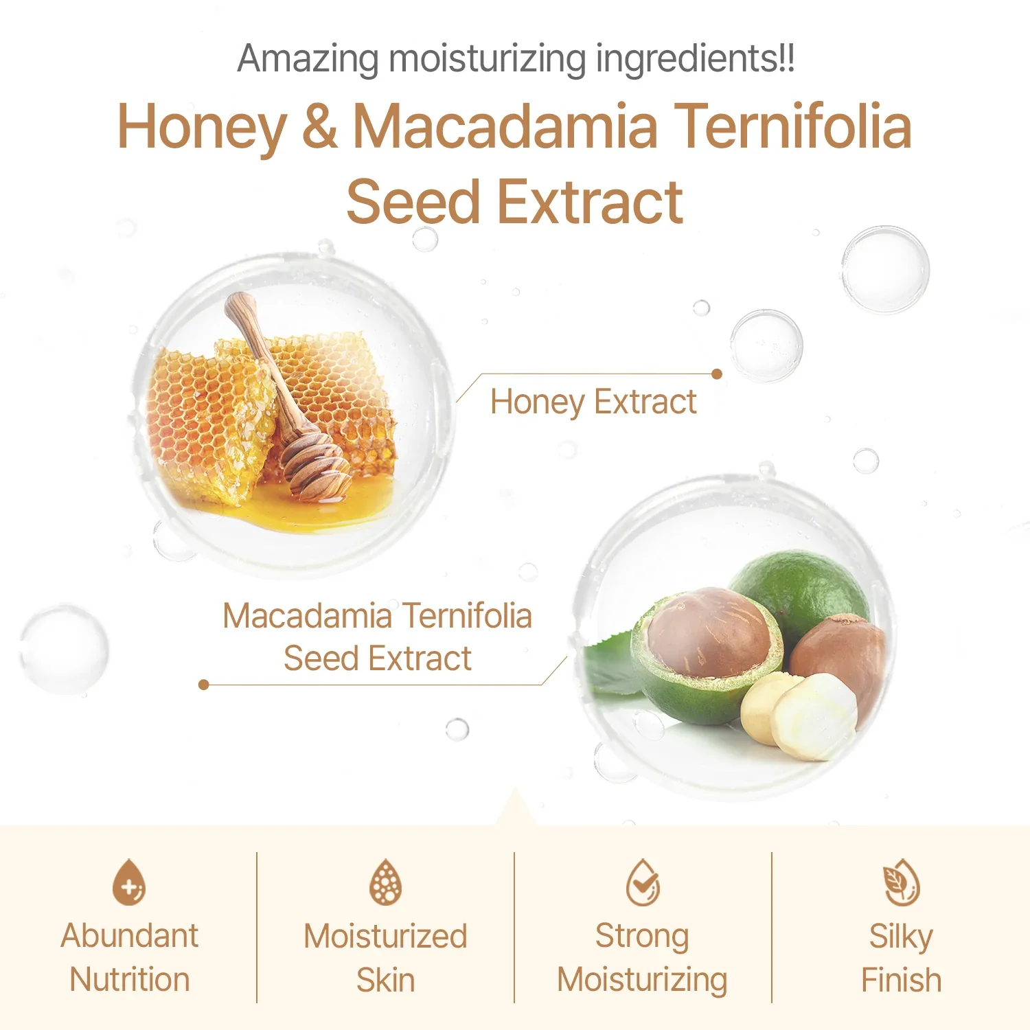 Honey & Macadamia Pure Body Lotion White Musk - Image 5