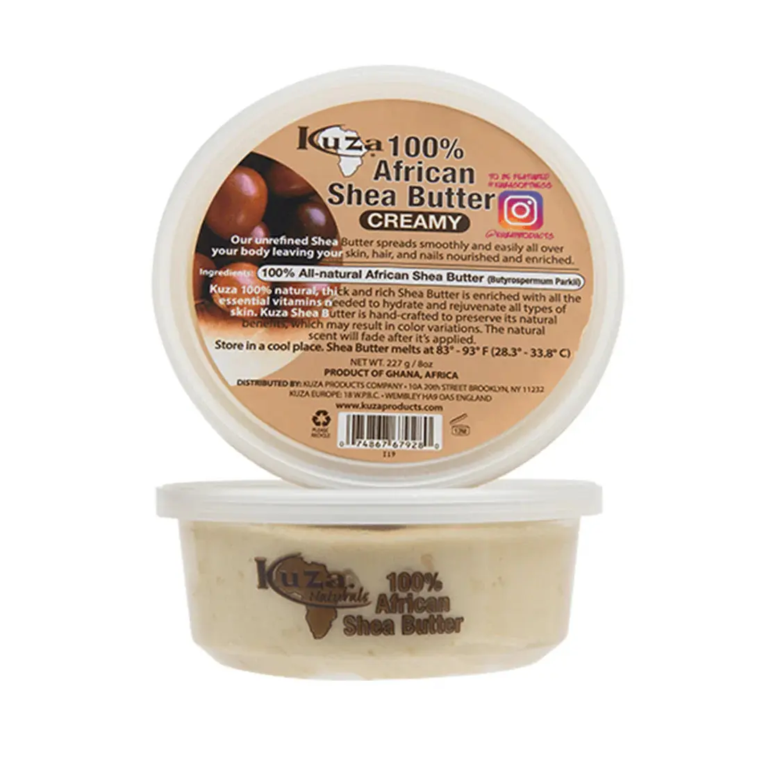 African Shea Butter Creamy White 236 ml - Image 2