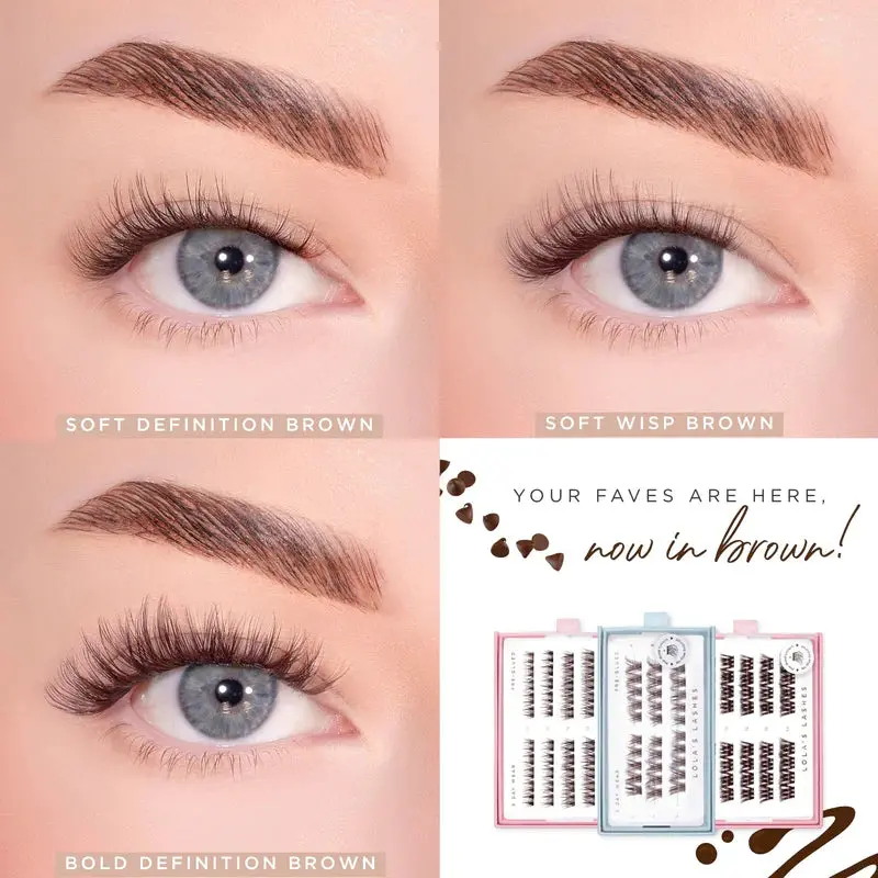 Bold Definition Dark Brown Pre-Glued Lashes - Image 3