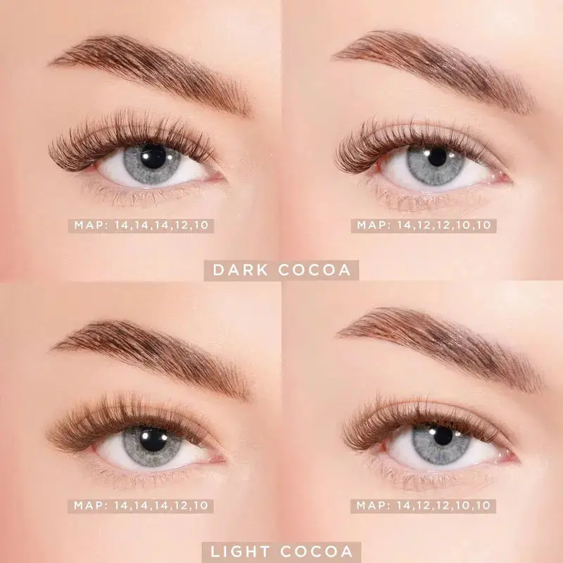 Dark Cocoa Pre Glued Lashes Set - Image 2