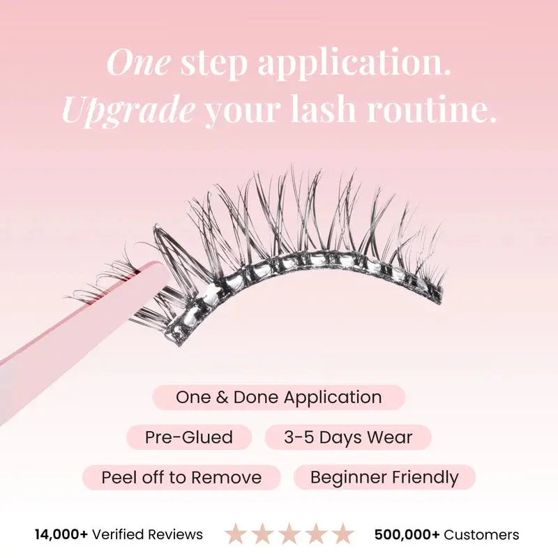 Demi Volume Pre-Glued Half Lashes - Image 3