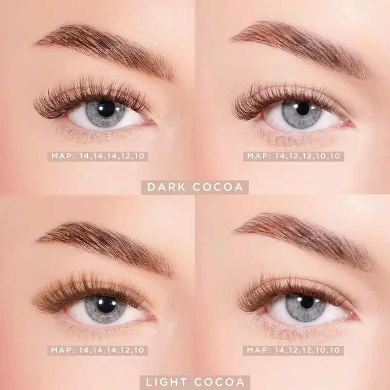 Light Cocoa Pre Glued Lashes - Image 2