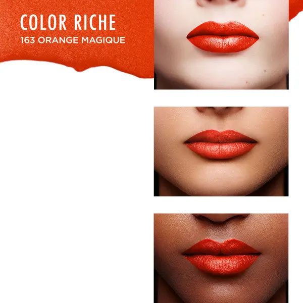 Color Riche Satin Lipstick 163 Orange Maqique - Image 3