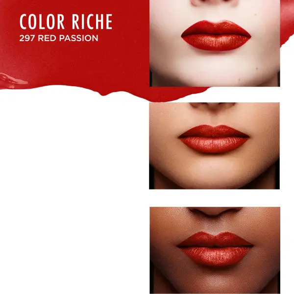 Color Riche Satin Lipstick 297 Red Passion - Image 3