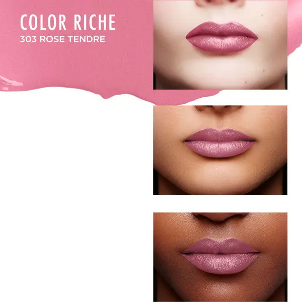 Color Riche Satin Lipstick 303 Rose Tendre - Image 3