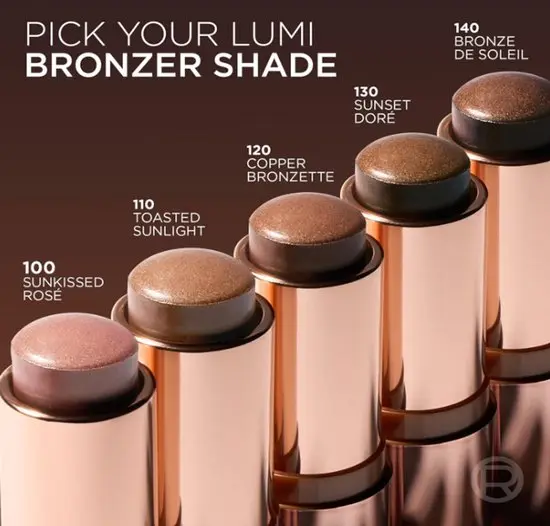 Lumi Bronze Le Stick Soleil Bronzer 100 Sunkissed Rose - Image 6