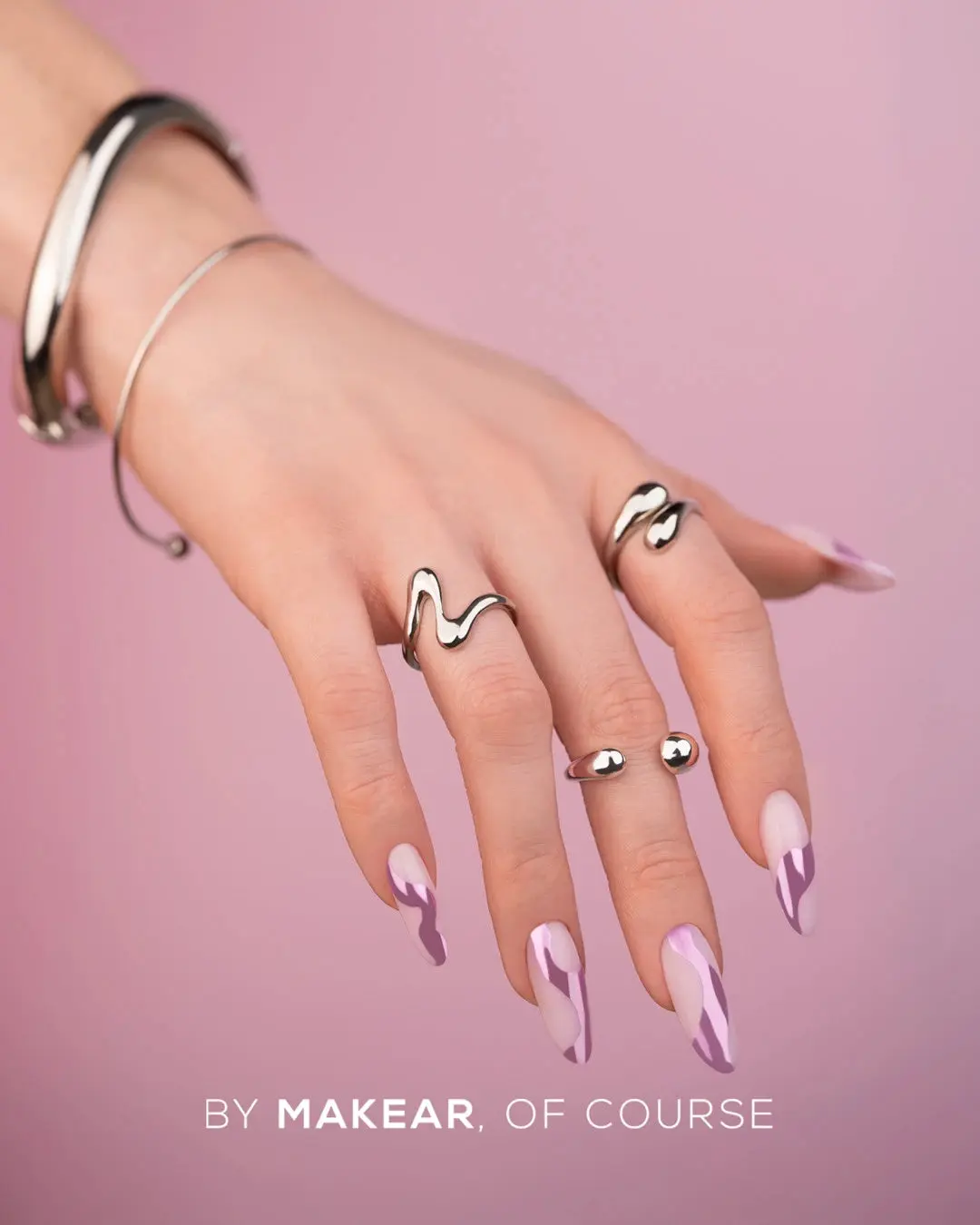 Liquid Effect Nail Dust Chrome SFX Violet - Image 3