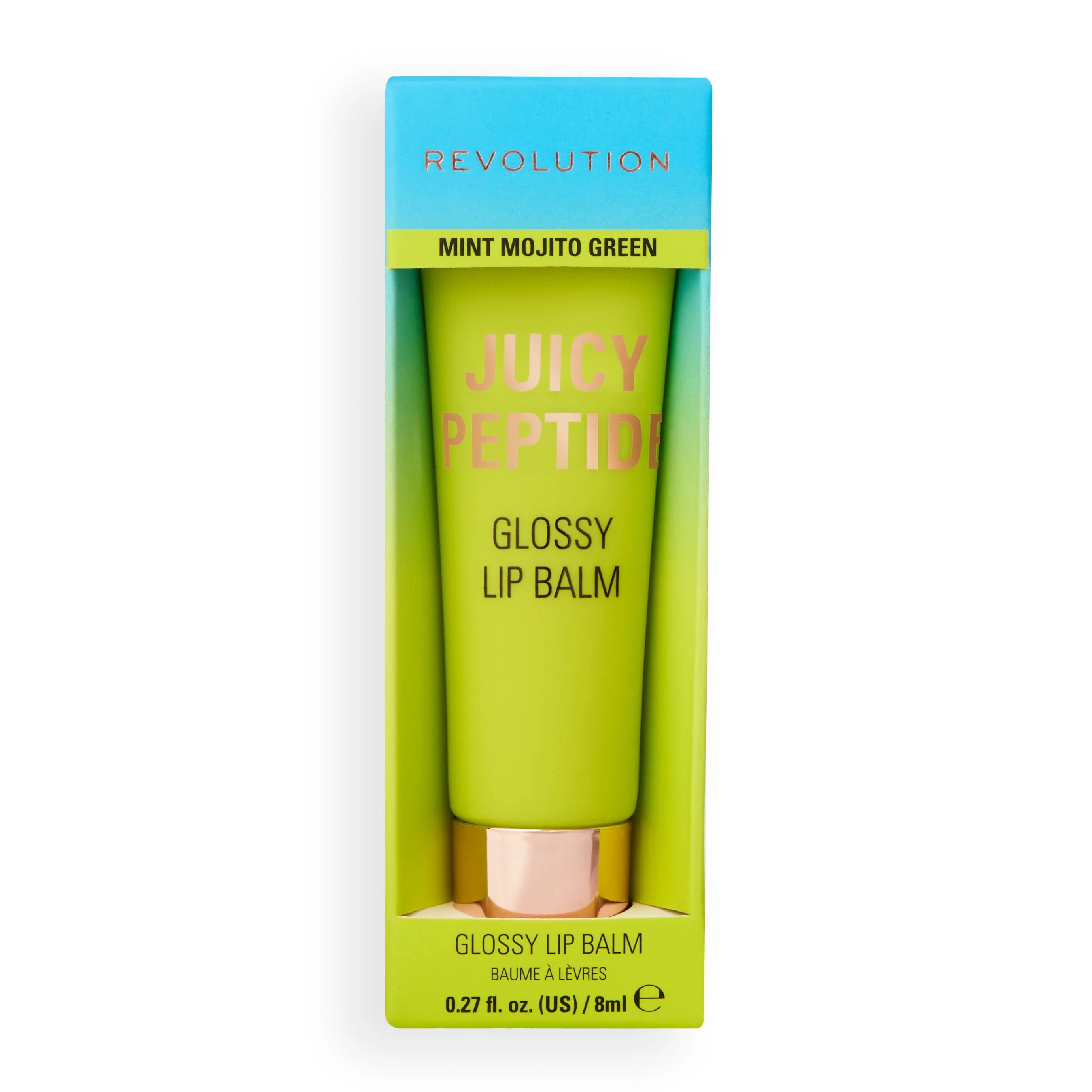 Juicy Peptide Lip Balm Mint Mojito Green - Image 3