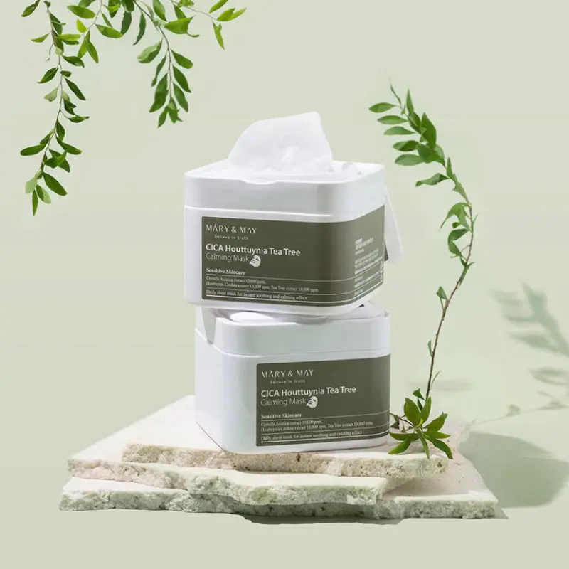 CICA Houttuynia Tea Tree Calming Mask - Image 3