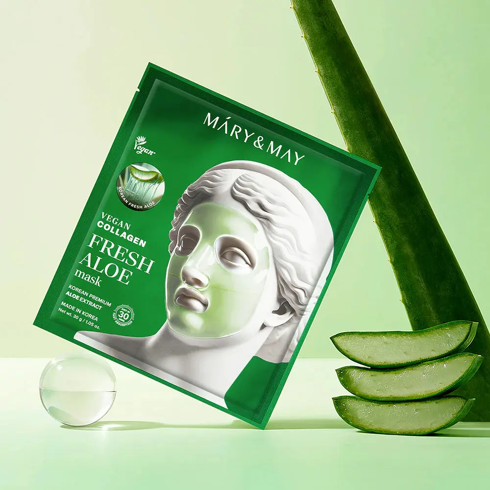 Vegan Collagen Fresh Aloe Mask - Image 4