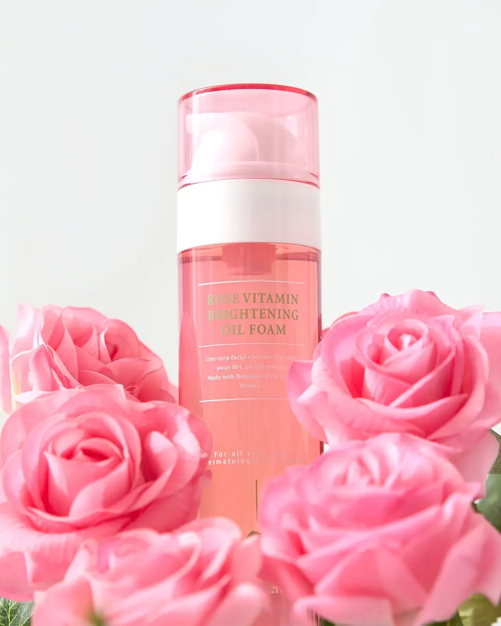Rose Vitamin Brightening Oil Foam - Image 4