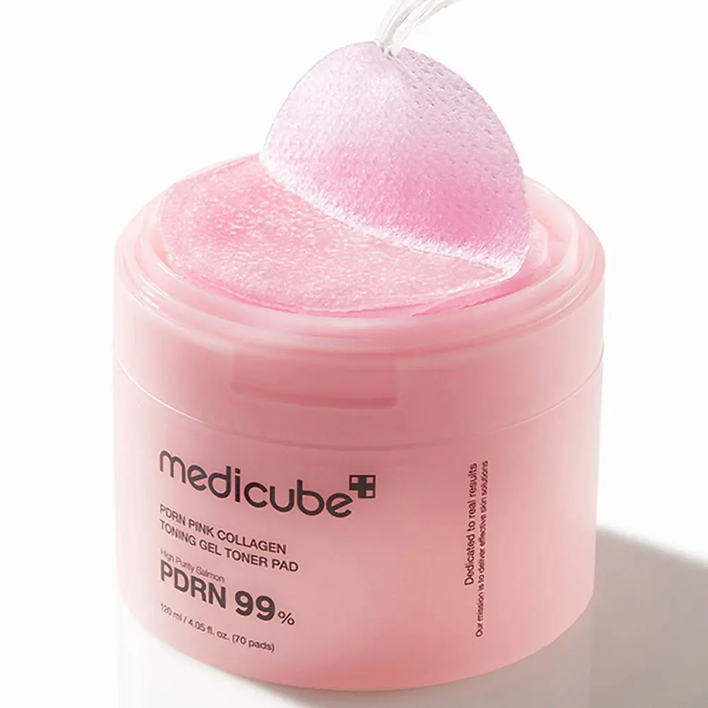 PDRN Pink Collagen Toning Gel Toner Pad - Image 3
