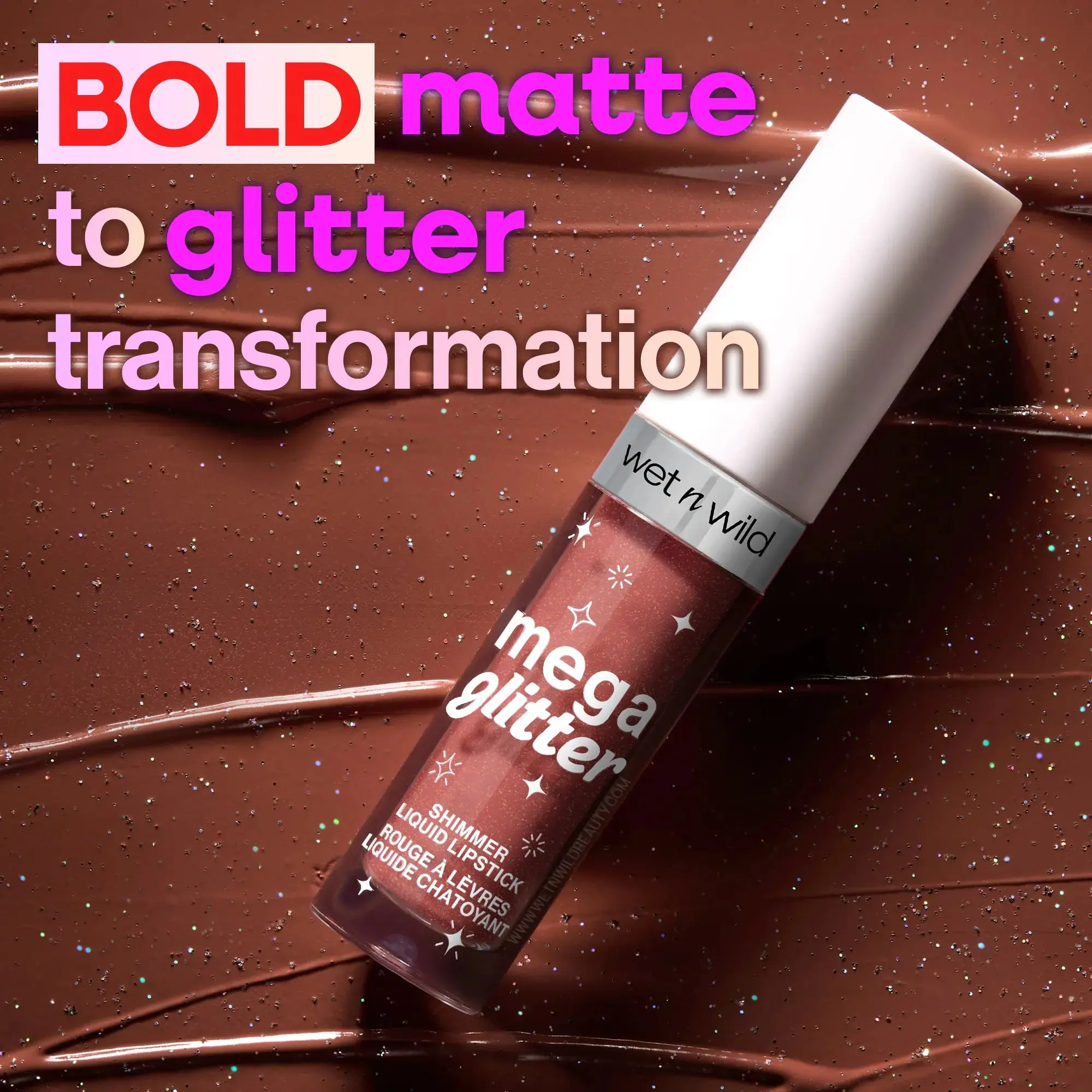Mega Glitter Shimmer Liquid Lipstick Hear Me Out - Image 4