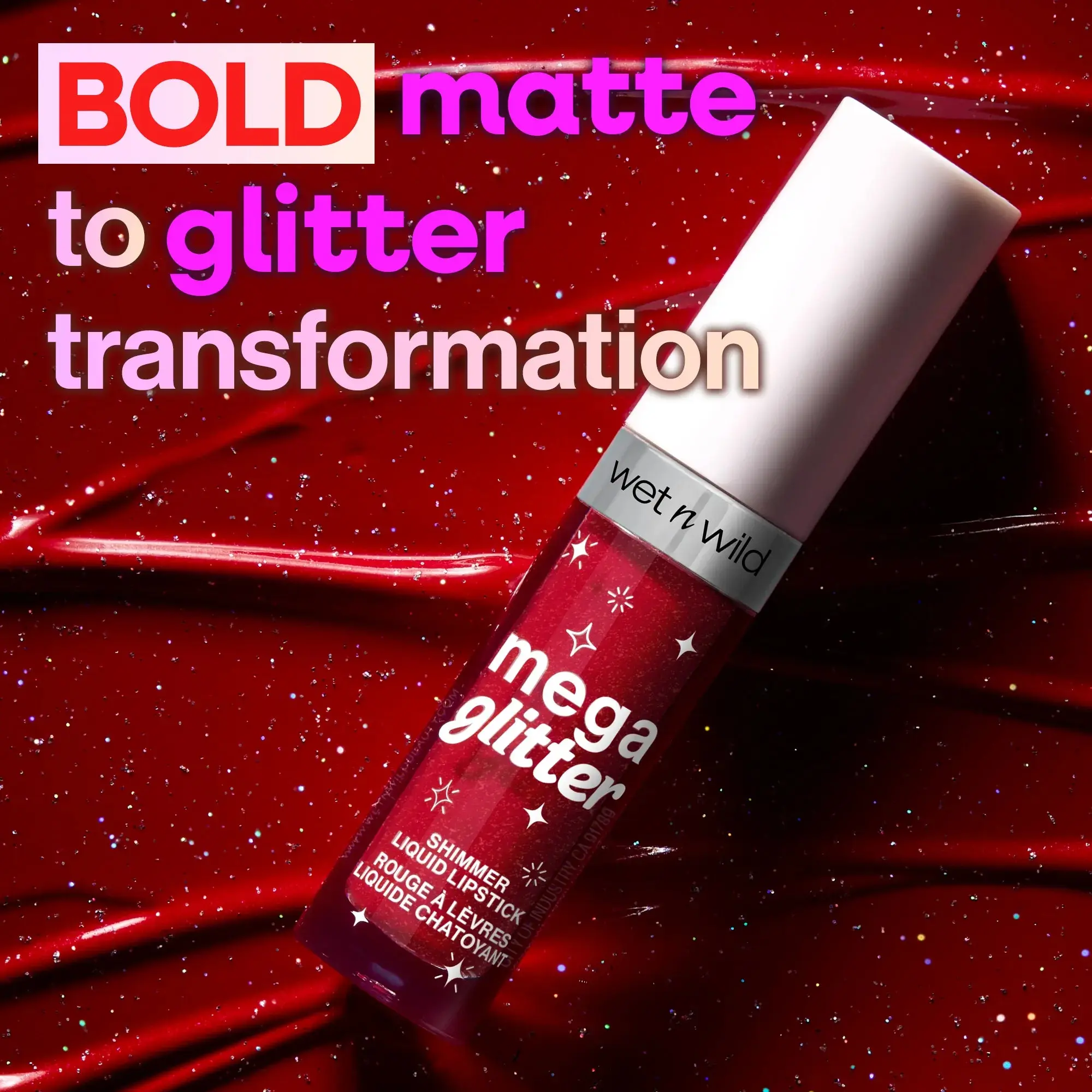 Mega Glitter Shimmer Liquid Lipstick New Soulmate - Image 4