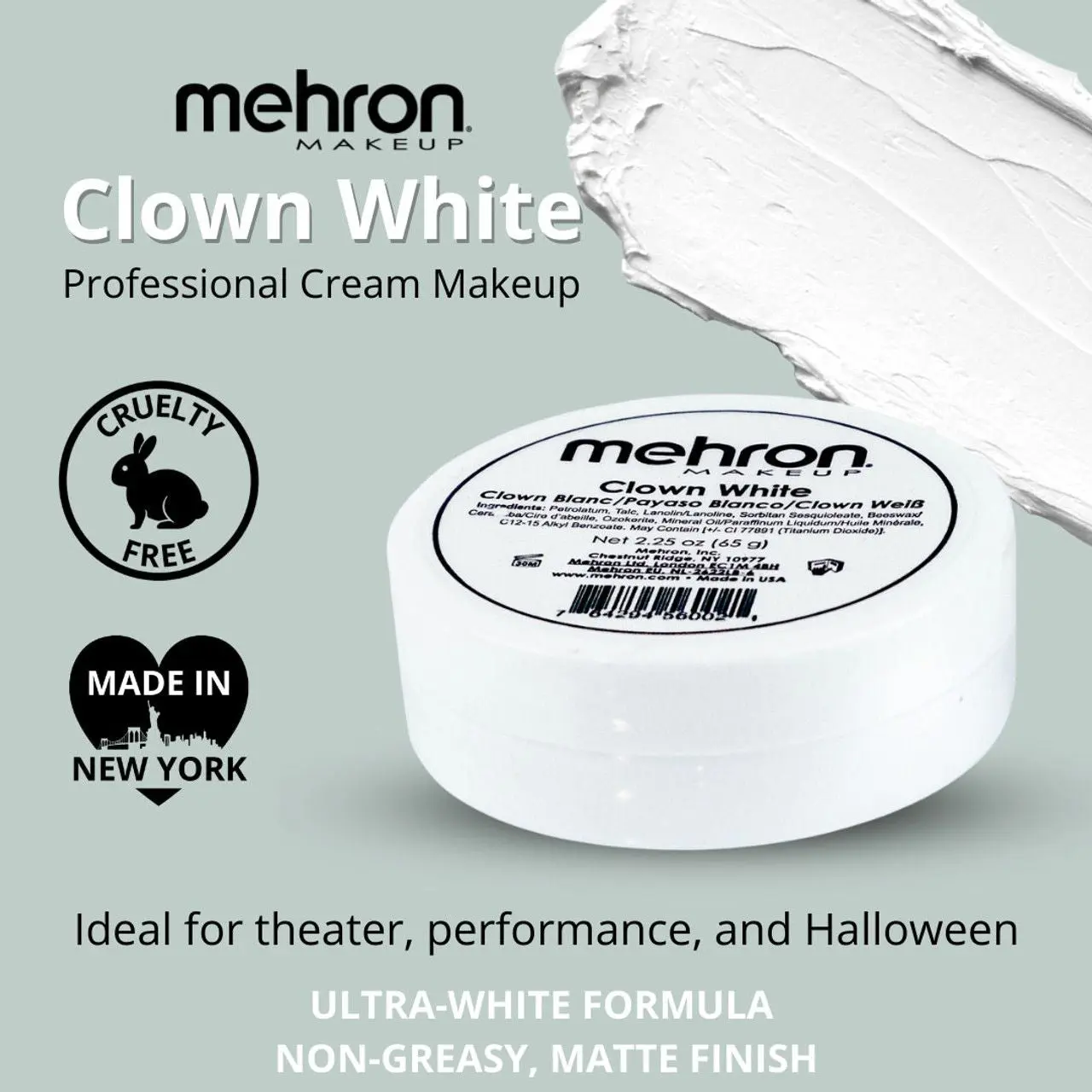 Makeup Clown White 65 gr. - Image 3