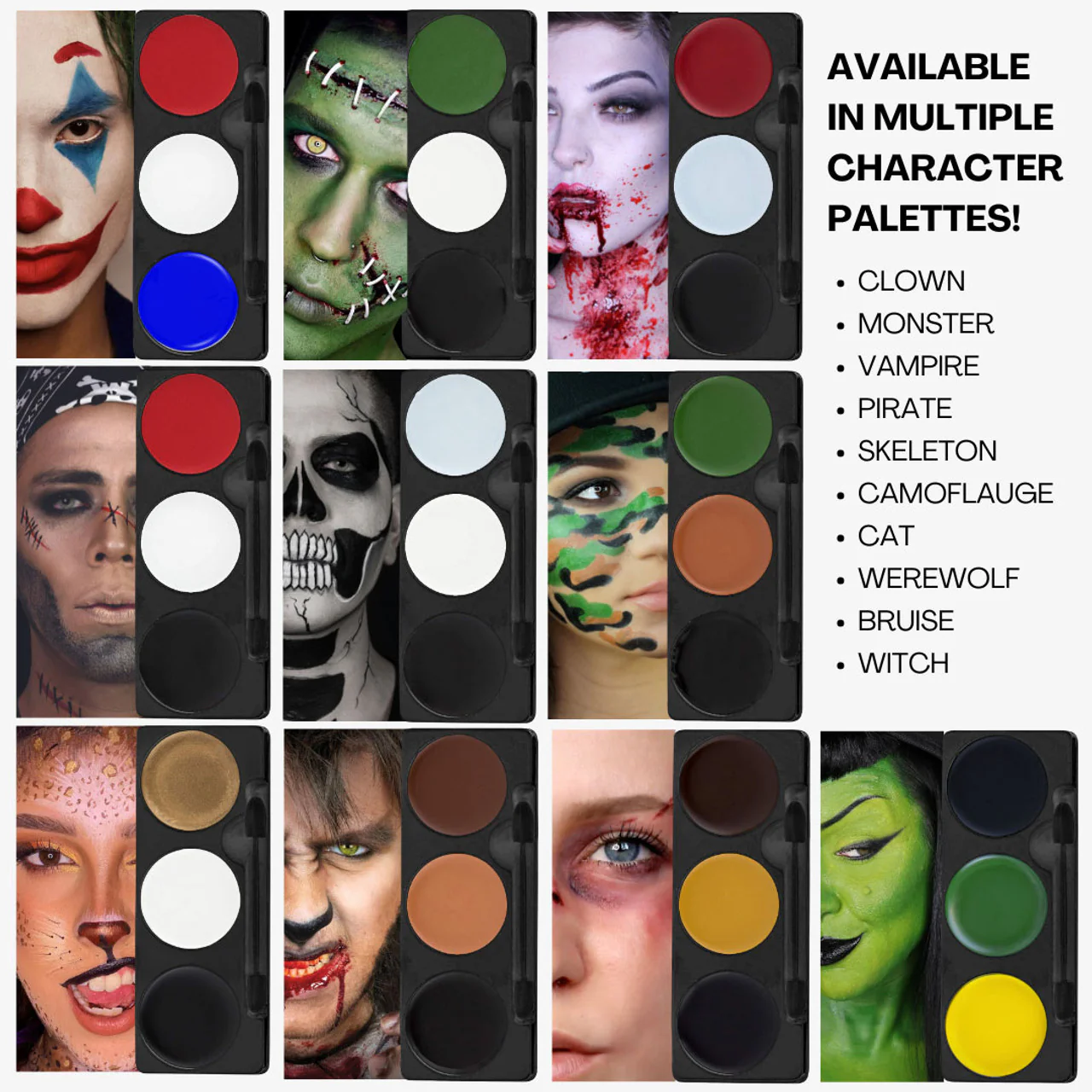 Tri-Color Makeup Palette Bruise - Image 6