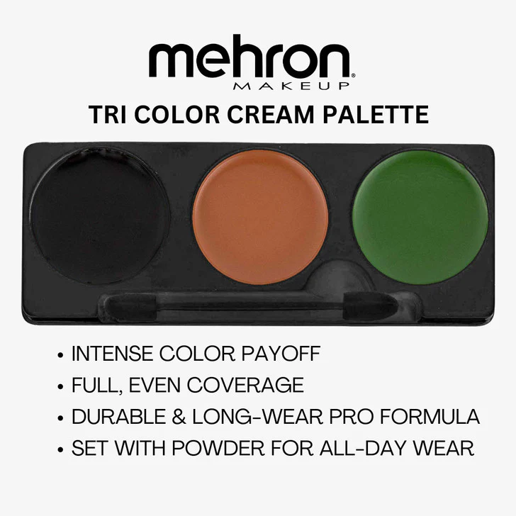 Tri-Color Makeup Palette Camouflage - Image 4