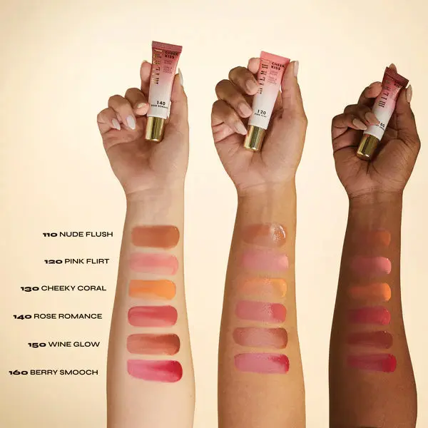 Cheek Kiss Liquid Blush 130 Cheeky Coral - Image 2
