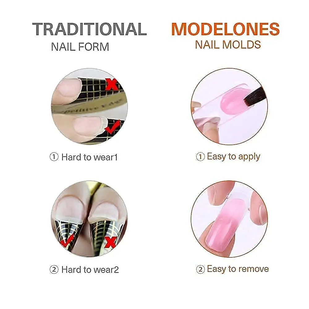 120pcs Extension Gel Dual Forms Full Cover - Image 4