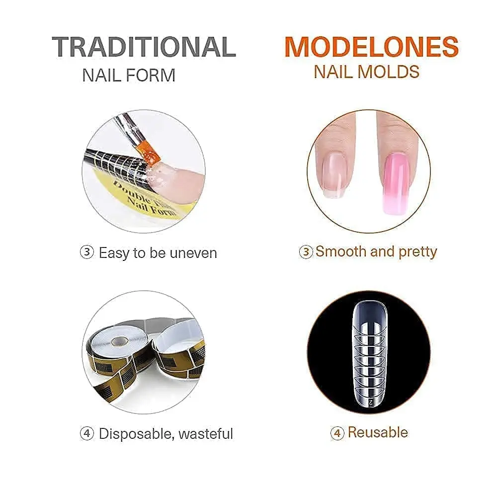 120pcs Extension Gel Dual Forms Full Cover - Image 5