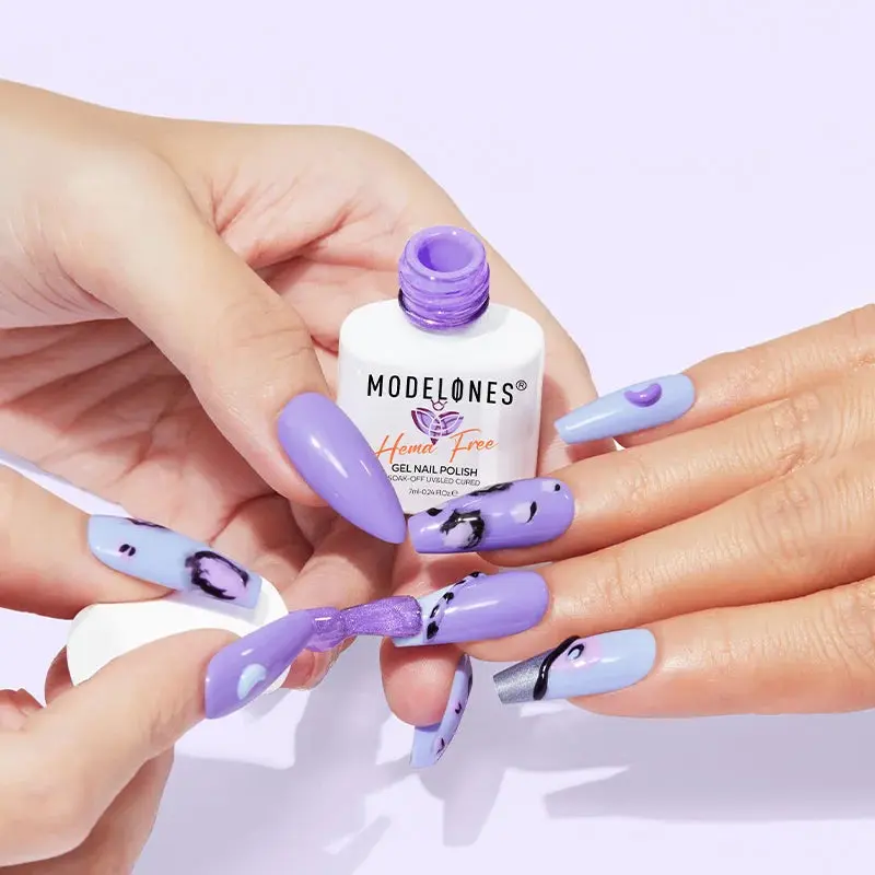 Gel Nail Polish Set Lustrous Starry Cosmos - Image 4