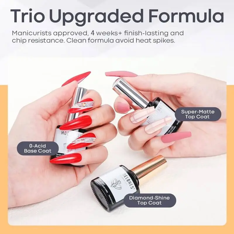 Matte & Shine Top Coat with Base Gel Set - Image 2