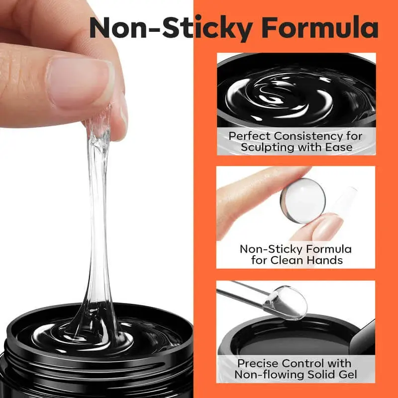 Non-Stick Hands Solid Builder Gel Kit - Image 5