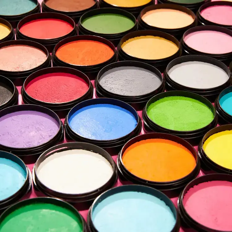 Moon Terror Halloween Pro Face Paint Cake Pots Bright Orange - Image 2