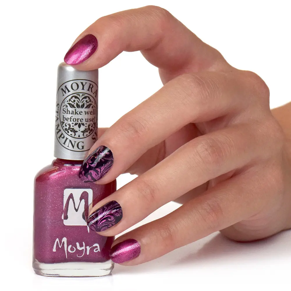 Stamping Nail Polish Cat Eye SP32 Magnetic Red - Image 2