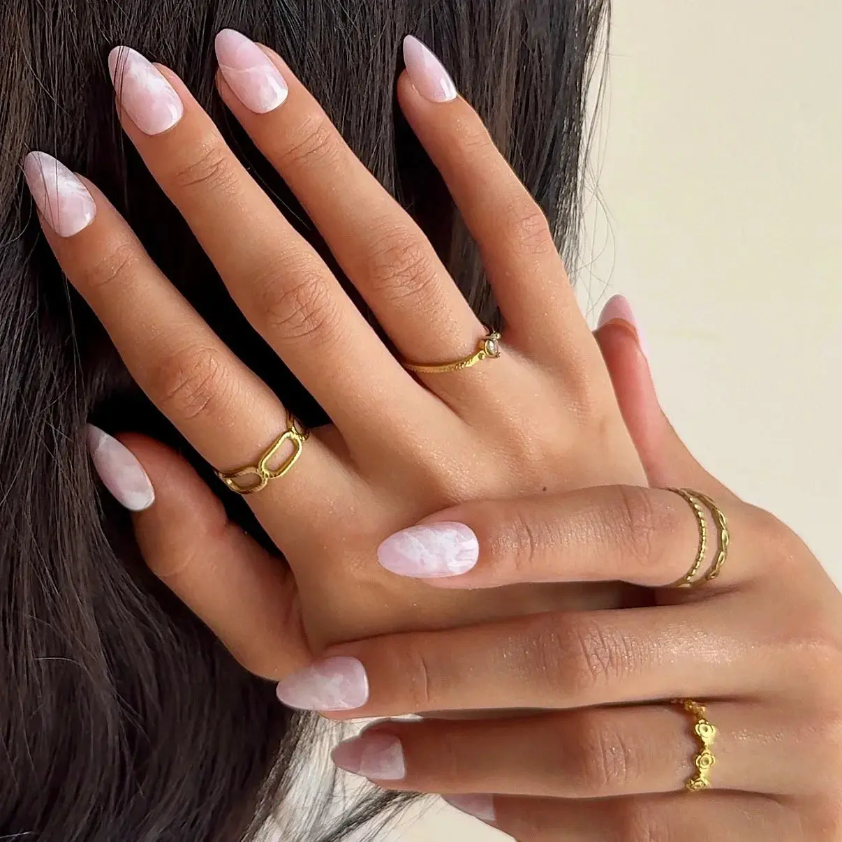 Soft Gel Press-On Nails Candy Clouds - Image 4