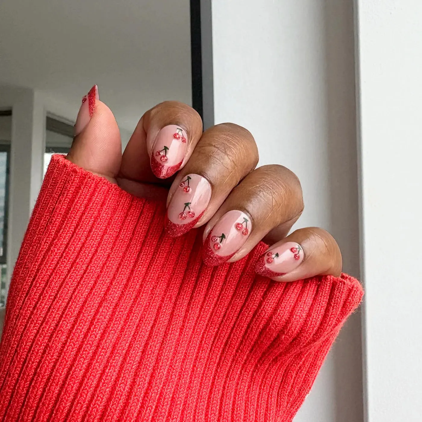 Soft Gel Press-On Nails Cherry On Top - Image 4