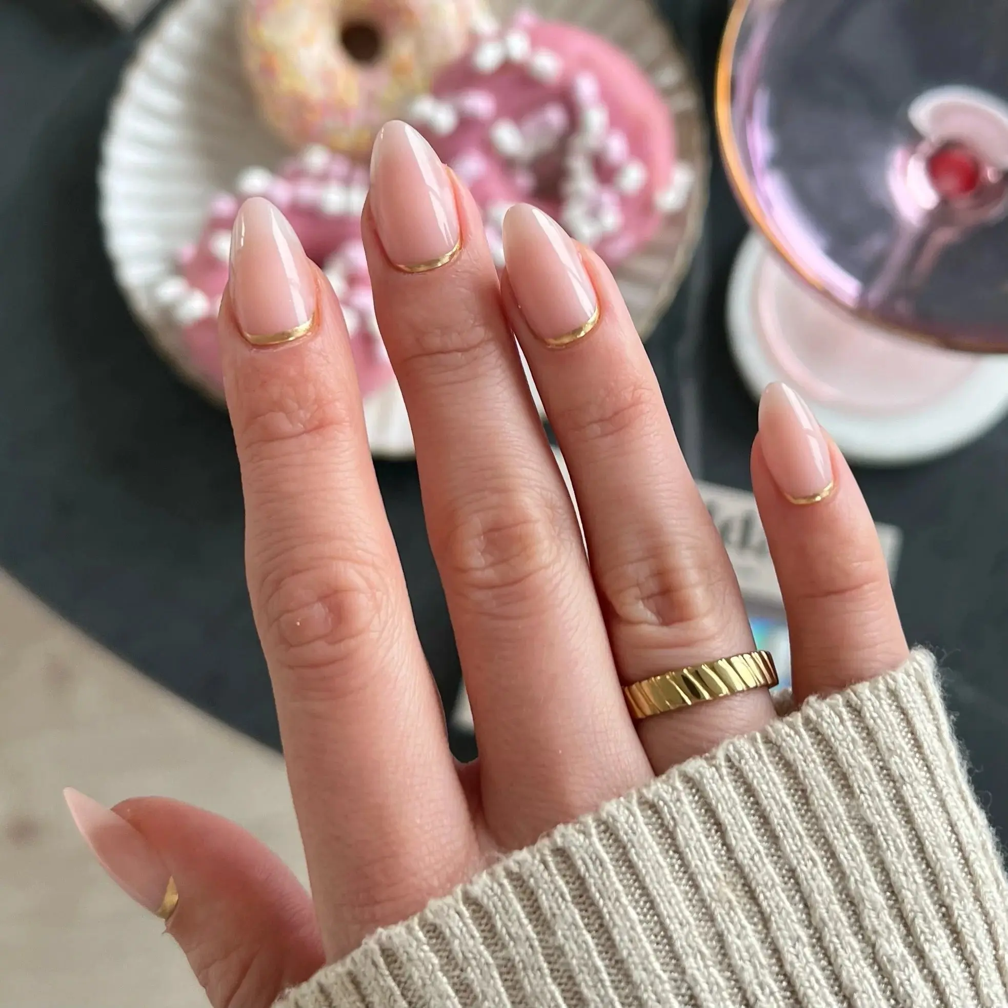 Soft Gel Press-On Nails Golden Hour - Image 3