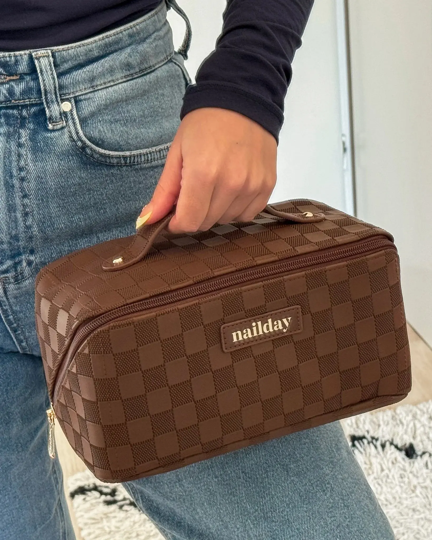 The Essentials Beauty Bag Cacao - Image 3