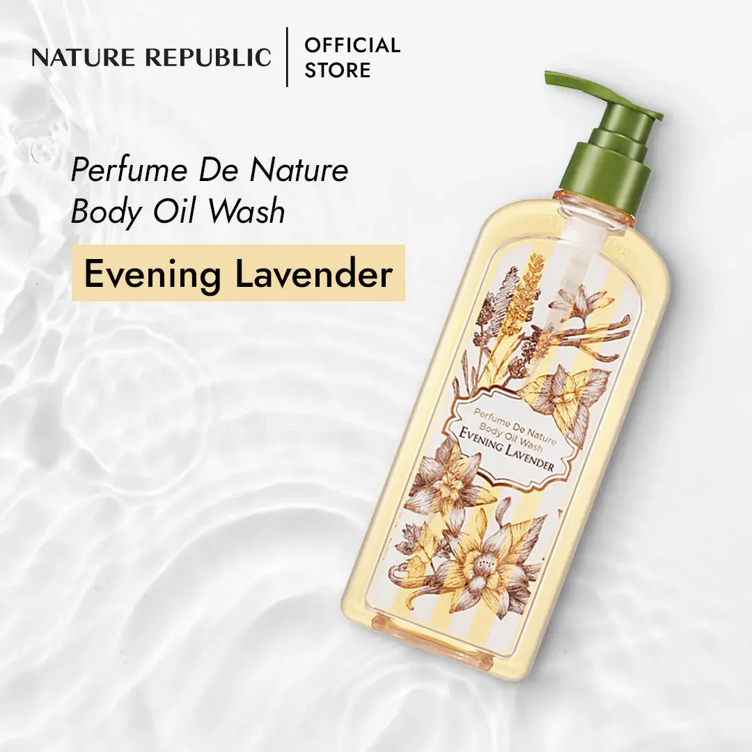 Perfume De Nature Body Oil Wash Evening Lavender - Image 2