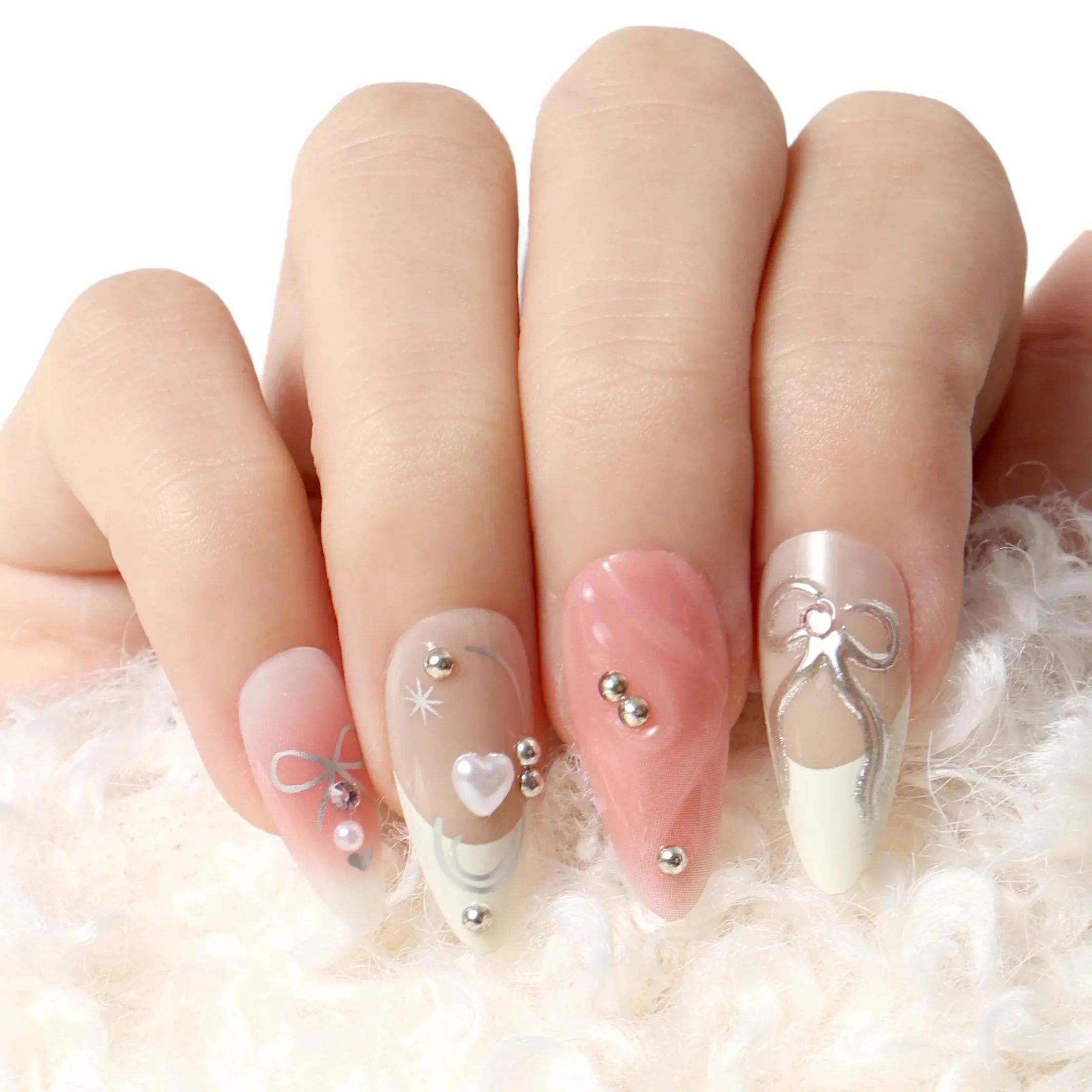 Press-On Nails Ballerina Slipper - Image 2