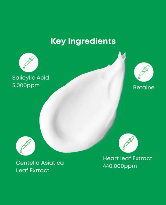 Nine Less A-Control Heartleaf & BHA Cleanser - Image 2