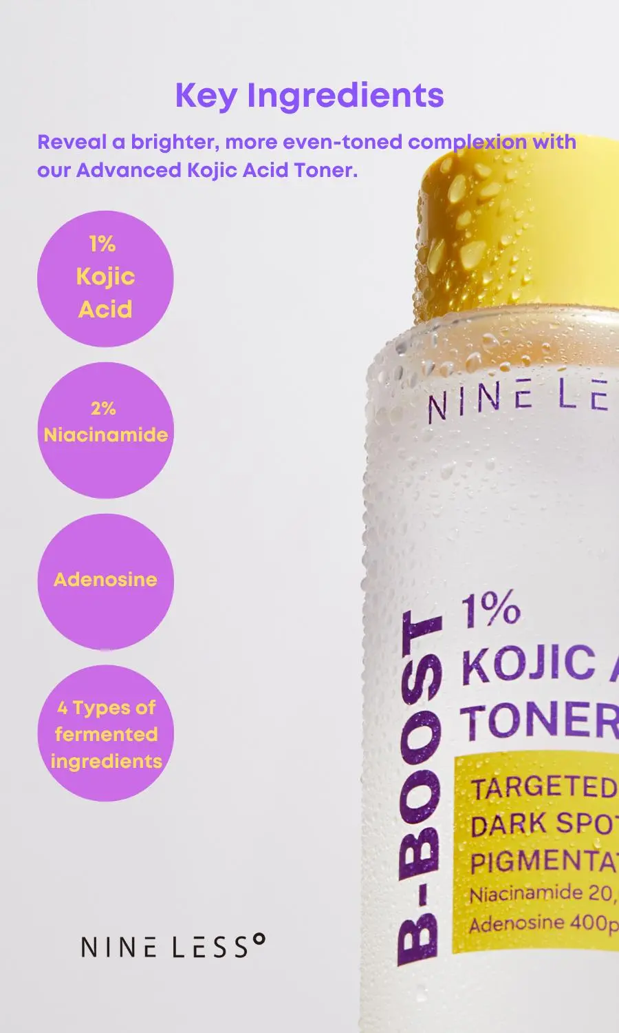 B Boost 1% Kojic Acid Toner - Image 3