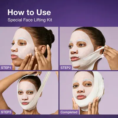 No.9 NAD Bio Lifting Full Cover Facial Mask 4-Pack - Image 4