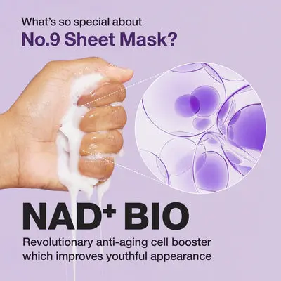 No.9 NAD Bio Lifting Full Cover Facial Mask 4-Pack - Image 6