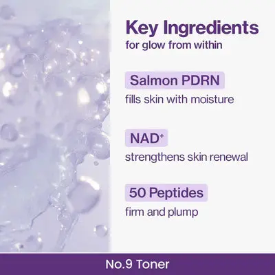 No.9 NAD+ PDRN Glow Boosting Toner - Image 6