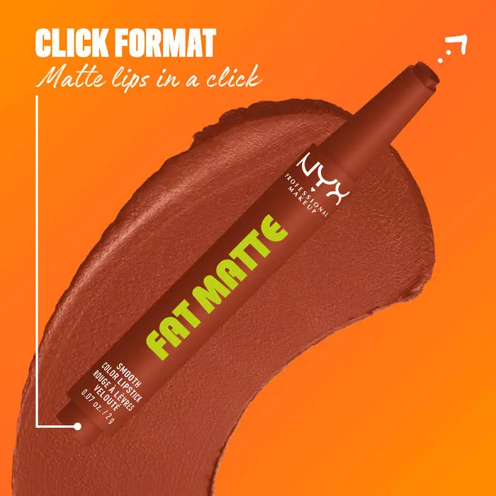 Fat Matte Smooth Color Lipstick Beary Nude - Image 5