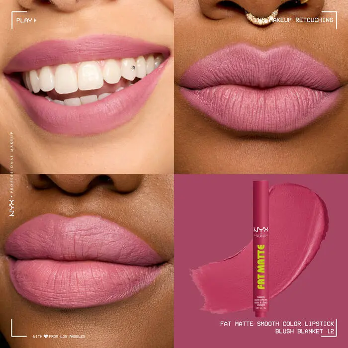 Fat Matte Smooth Color Lipstick Blush Blanket - Image 2